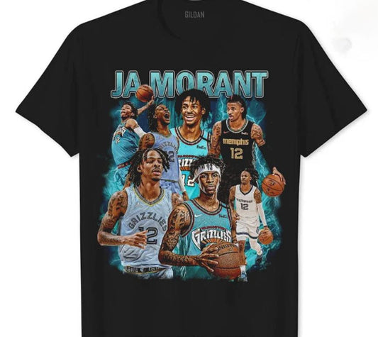 Ja Morant Vintage Shirt, Ja Morant 90S 80S Bootleg T-Shirt, Ja Morant MVP Shirt